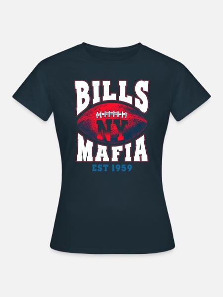 Bills NY Mafia Football - Frauen T-Shirt - Navy