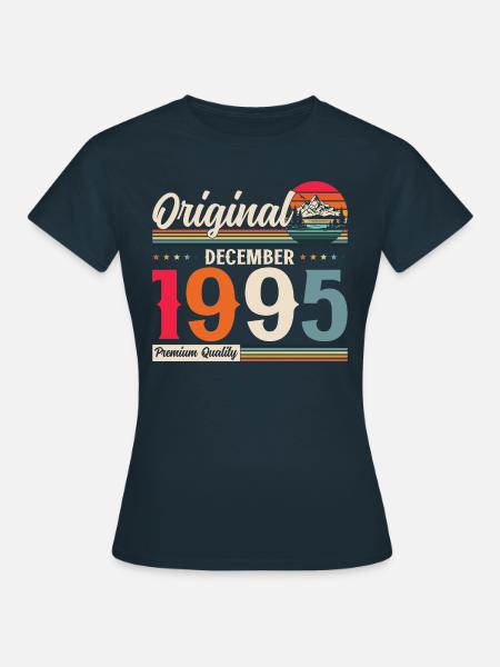 30e anniversaire Original Décembre 1995 Volume 95 - T-shirt Femme - marine