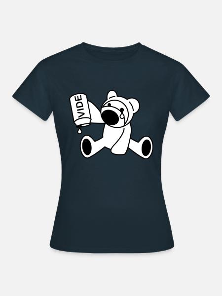 Bärenjunge - Frauen T-Shirt - Navy