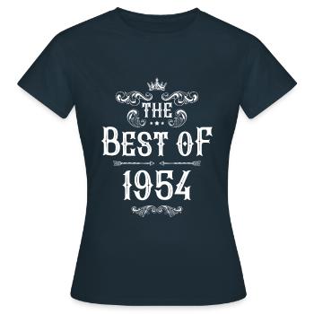 1954 best of - T-shirt Femme - marine - Devant - AI Model Female 172 dark (172cm)