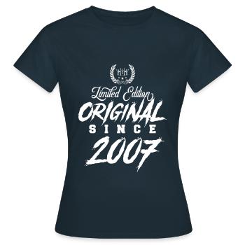 2007 limited edition - Frauen T-Shirt - Navy - Vorne - AI Model Female 172 dark (172cm)