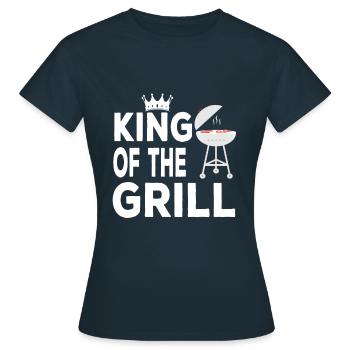 Barbecue Barbecue King Grill saison - T-shirt Femme - marine - Devant - AI Model Female 172 dark (172cm)
