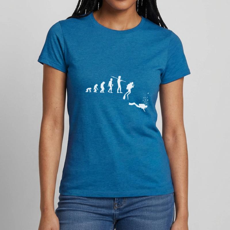 62Divers Dive Evolution Underwater Hobby Women's T-Shirt