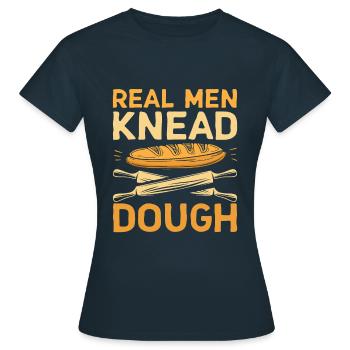 Backen Bäckerei Konditorei Konditor Bäcker Konditorei - Frauen T-Shirt - Navy - Vorne - AI Model Female 172 dark (172cm)