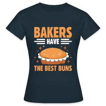 Boulangerie Boulangerie Pâtisserie Confiserie Boulanger Confiserie - T-shirt Femme - marine - Devant - AI Model Female 172 dark (172cm)