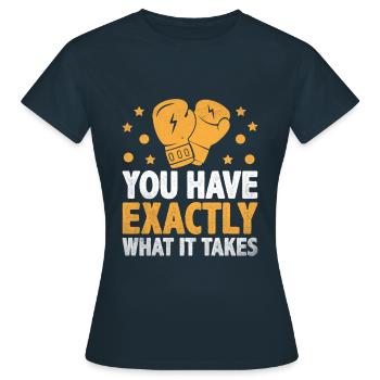 Vous avez exactement ce qu’il faut pour Boxer Sports - T-shirt Femme - marine - Devant - AI Model Female 172 dark (172cm)