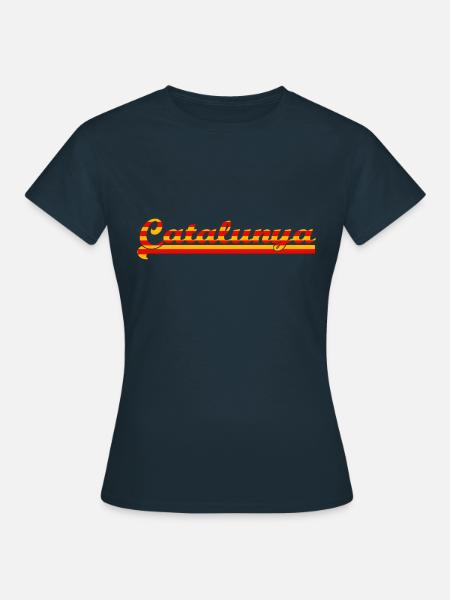 catalunya - Frauen T-Shirt - Navy