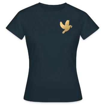 Peace Dove Inauguration Day Gift - Women's T-Shirt - navy - Front - AI Model Female 172 dark (172cm)