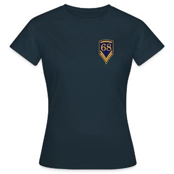 68 - T-shirt Femme - marine - Devant - AI Model Female 172 dark (172cm)