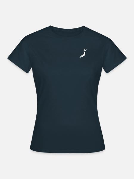 Japanischer Stil - Frauen T-Shirt - Navy
