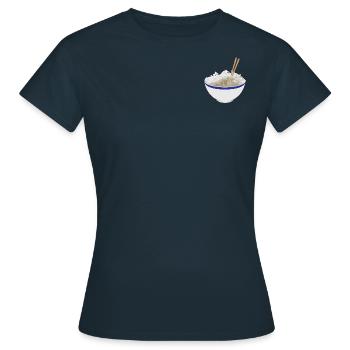 RIZ 'r - T-shirt Femme - marine - Devant - AI Model Female 172 dark (172cm)