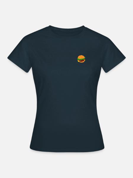 Burger klein - Frauen T-Shirt - Navy