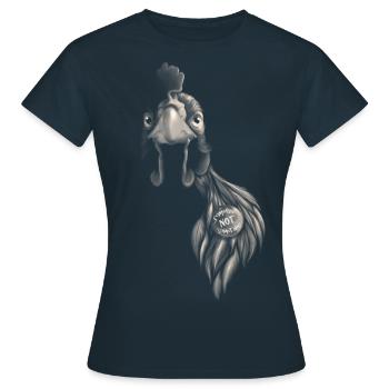 Someone NOT something - Women's T-Shirt - navy - Front - AI Model Female 172 dark (172cm)