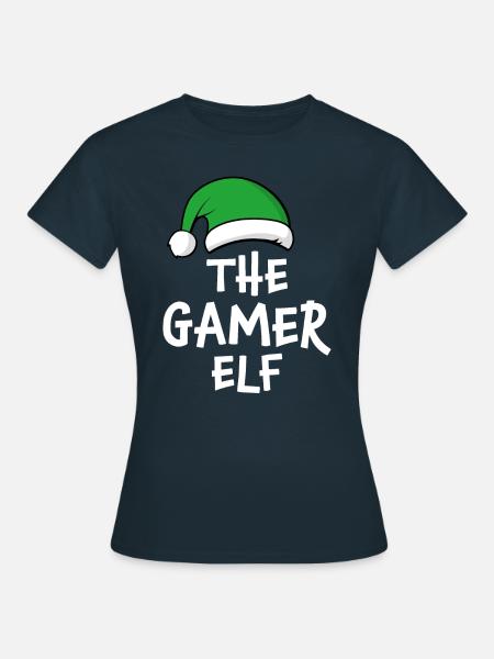 Der Gamer-Elf - Frauen T-Shirt - Navy