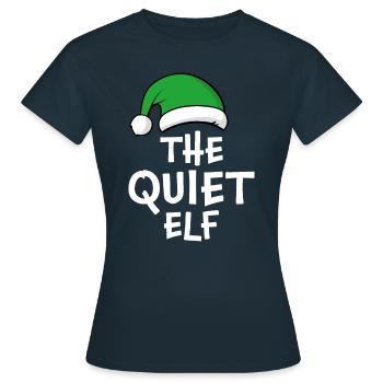 The Quiet Elf - Women's T-Shirt - navy - Front - AI Model Female 172 dark (172cm)