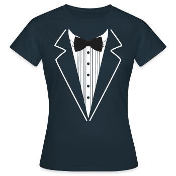costume | Carrière, Affaires, Cool Pictures, Costume - T-shirt Femme - marine - Devant - AI Model Female 172 dark (172cm)