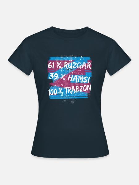 Trabzon Türkei - Frauen T-Shirt - Navy