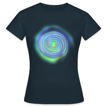 LIFE age - Frauen T-Shirt - Navy - Vorne - AI Model Female 172 dark (172cm)