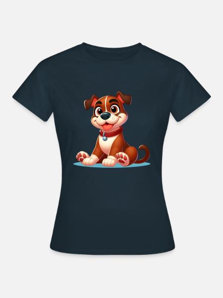 Boxer 3 - Frauen T-Shirt - Navy
