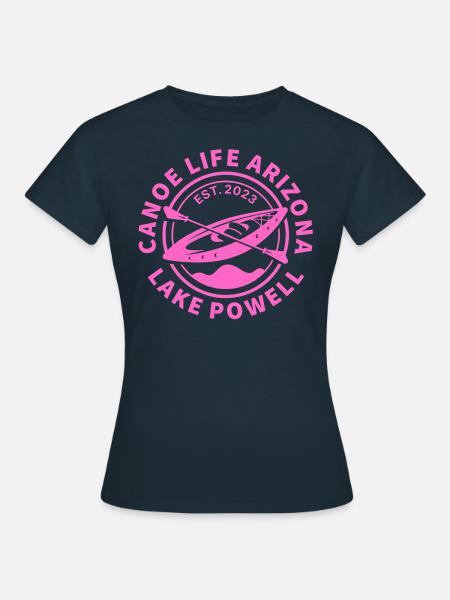Canoe Life Arizona Design - Frauen T-Shirt - Navy