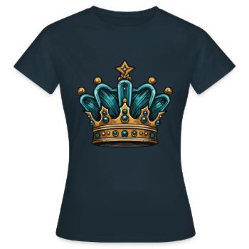 Krone Royal Crown - Women's T-Shirt - navy - Front - AI Model Female 172 dark (172cm)