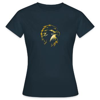 Eagle Golden Eagle Osprey eagle bird of prey - Women's T-Shirt - navy - Front - AI Model Female 172 dark (172cm)