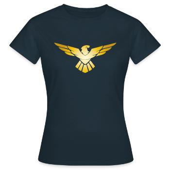 Eagle Golden Eagle Osprey eagle bird of prey - Women's T-Shirt - navy - Front - AI Model Female 172 dark (172cm)