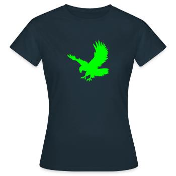 Eagle Golden Eagle Osprey eagle bird of prey - Women's T-Shirt - navy - Front - AI Model Female 172 dark (172cm)