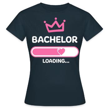 Félicitations aux étudiants au baccalauréat Félicitations - T-shirt Femme - marine - Devant - AI Model Female 172 dark (172cm)