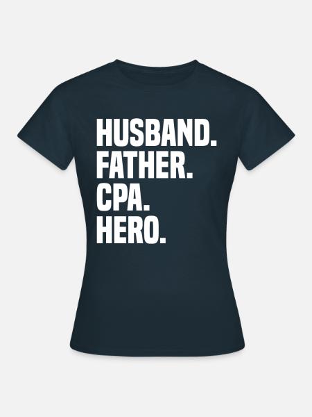 Wirtschaftsprüfer Buchhaltung - Frauen T-Shirt - Navy
