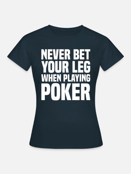 Bein Amputation Prothese Rollstuhl - Frauen T-Shirt - Navy