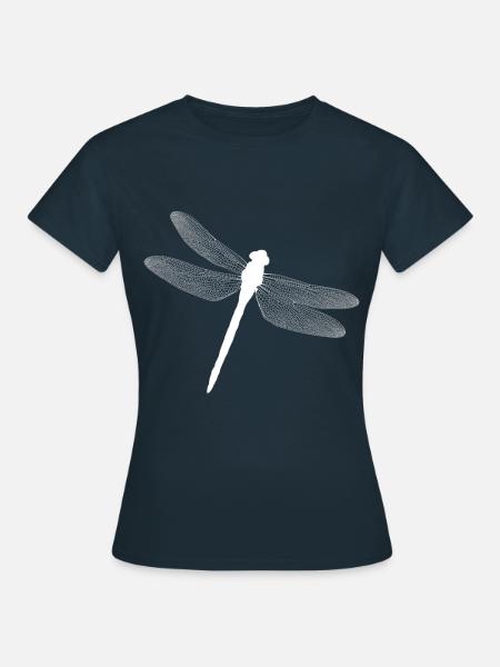 Libelle - Frauen T-Shirt - Navy