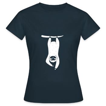 Paresse - Paresse - T-shirt Femme - marine - Devant - AI Model Female 172 dark (172cm)