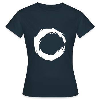 Cercle - T-shirt Femme - marine - Devant - AI Model Female 172 dark (172cm)