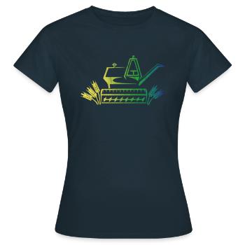 Harvester - Women's T-Shirt - navy - Front - AI Model Female 172 dark (172cm)