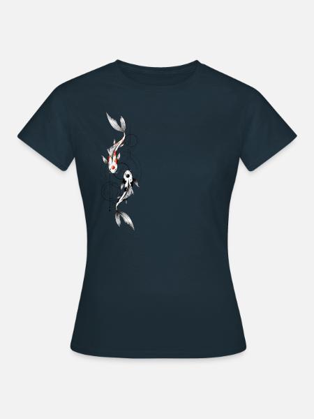 Poisson Koi - T-shirt Femme - marine