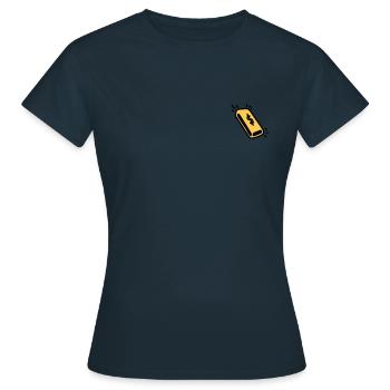 lingots d'or - T-shirt Femme - marine - Devant - AI Model Female 172 dark (172cm)