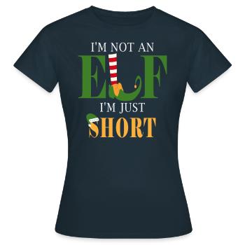 Je ne suis pas un elfe - T-shirt Femme - marine - Devant - AI Model Female 172 dark (172cm)