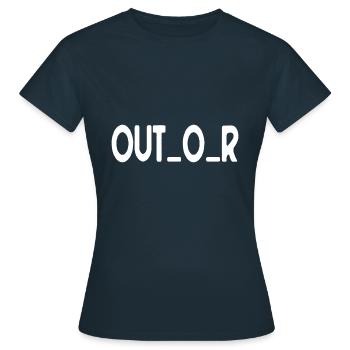Outdoor - Frauen T-Shirt - Navy - Vorne - AI Model Female 172 dark (172cm)