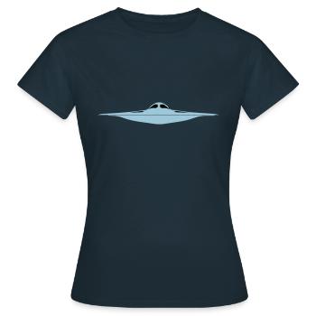 B-21 Raider - Women's T-Shirt - navy - Front - AI Model Female 172 dark (172cm)