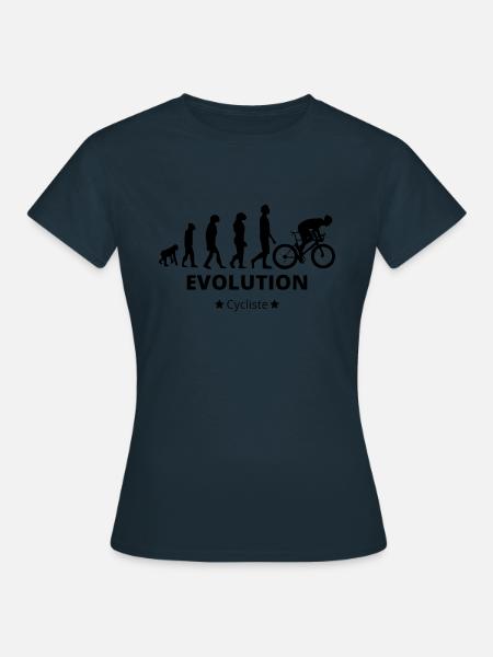 Evolution - Radfahrer - Frauen T-Shirt -