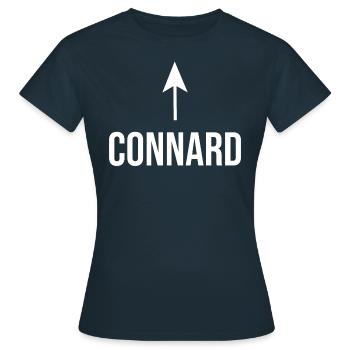 Connard - T-shirt Femme - marine - Devant - AI Model Female 172 dark (172cm)