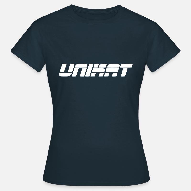 UNIQUE - UNIQUE - ITALIAN SCRIPTURE - Women's T-Shirt - navy