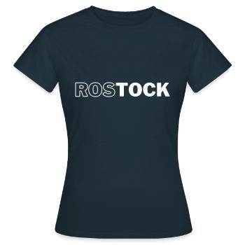 Rostock - T-shirt Femme - marine - Devant - AI Model Female 172 dark (172cm)