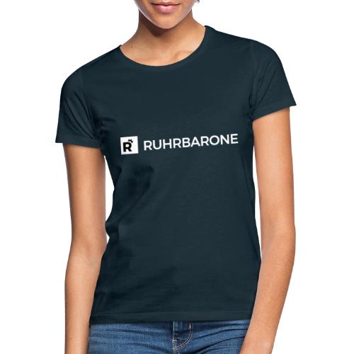 Ruhrbarone-Logo Weiß - Frauen T-Shirt