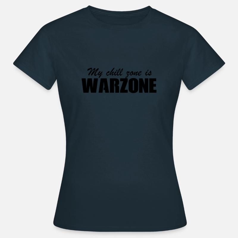 CoD Warzone - Ma zone de refroidissement est Warzone - T-shirt Femme - marine