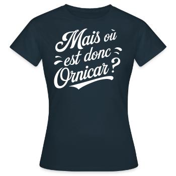 Mais où est donc Ornicar ? - T-shirt Femme - marine - Devant - AI Model Female 172 dark (172cm)