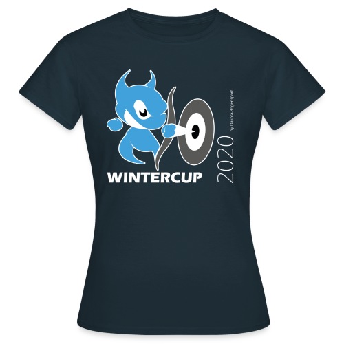 Wintercup 2020 weiße Schrift - Frauen T-Shirt