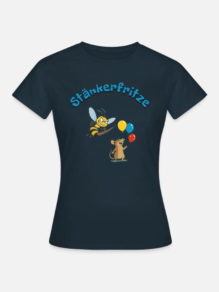 Stänkerfritze - Frauen T-Shirt - Navy