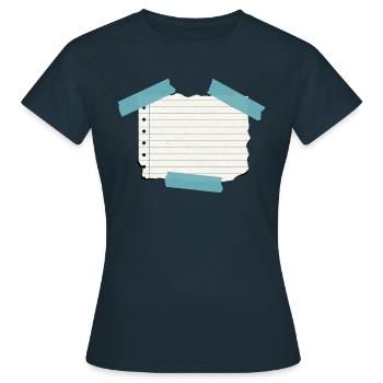 Remarque - T-shirt Femme - marine - Devant - AI Model Female 172 dark (172cm)